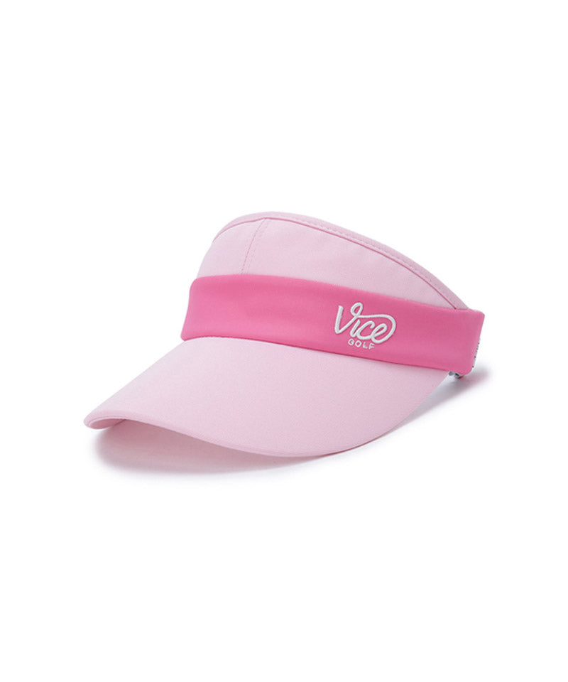 Vice Golf Atelier Women's Wide Typo Logo Visor - 4 Colors