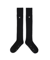 Women's Wool Over Knee High Socks - Black
