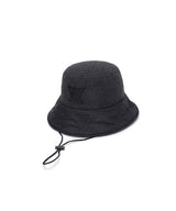 Uni Logo Stitch Padded Bucket Hat - Dark Grey