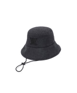 Uni Logo Stitch Padded Bucket Hat - Dark Gray