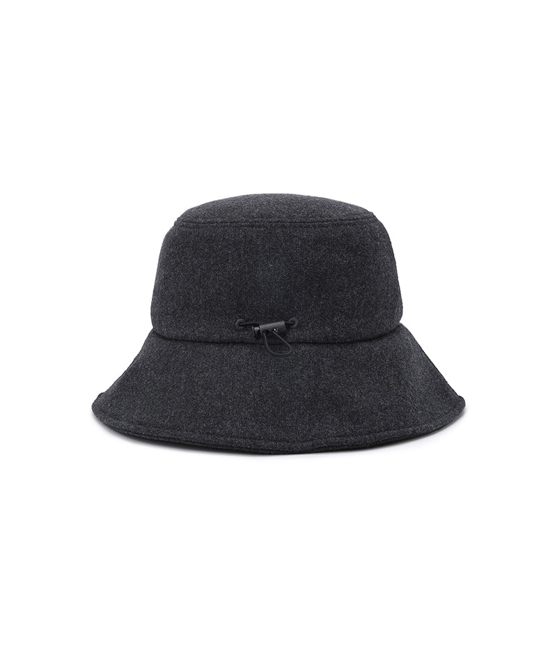 Uni Logo Stitch Padded Bucket Hat - Dark Gray
