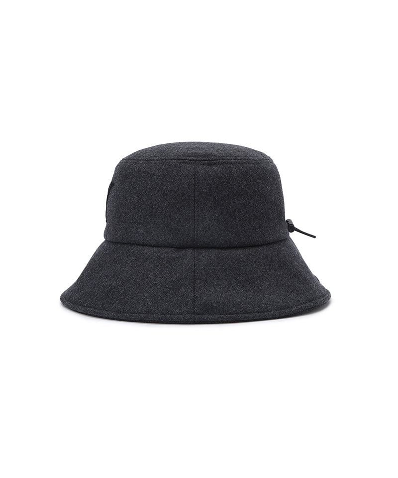 Uni Logo Stitch Padded Bucket Hat - Dark Gray