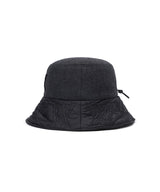 Uni Logo Stitch Padded Bucket Hat - Dark Grey