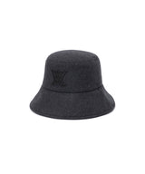 Uni Logo Stitch Padded Bucket Hat - Dark Gray