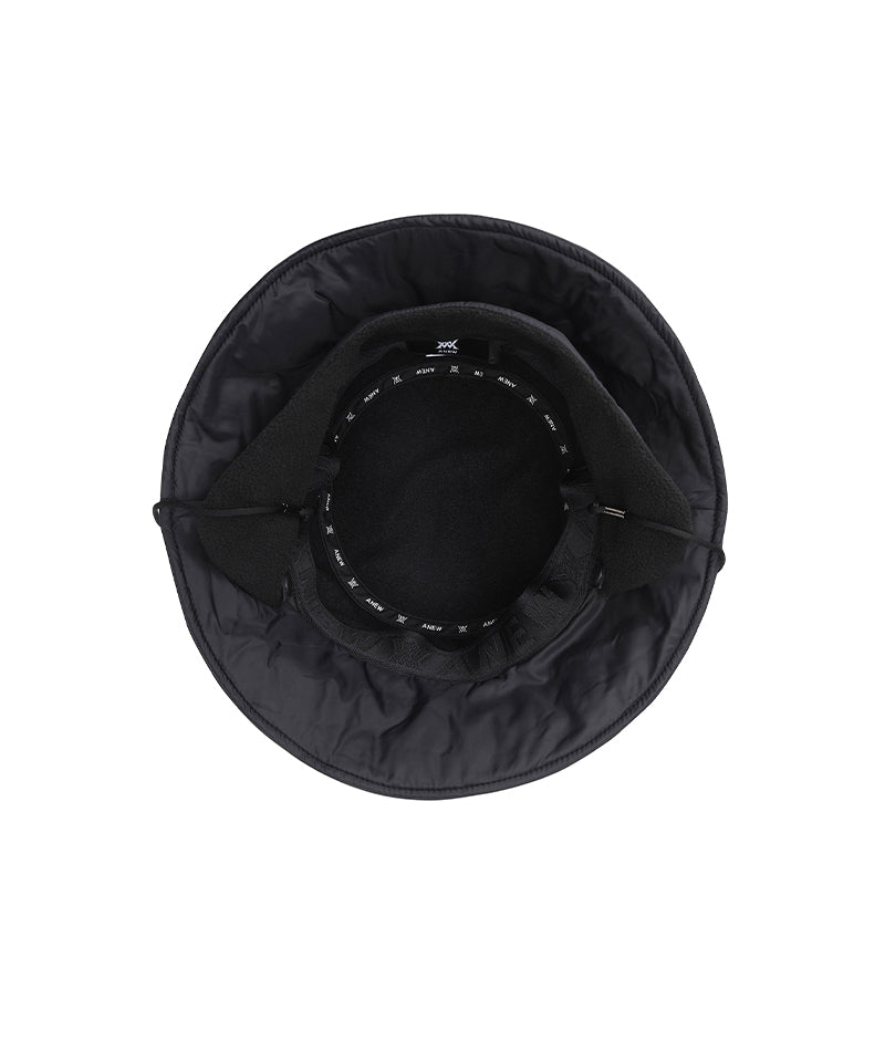 Uni Logo Stitch Padded Bucket Hat - Dark Grey