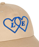 LE SONNET Two Hearts Logo Cap - Blue