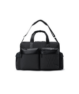 Uni Color Block Boston Bag - Black