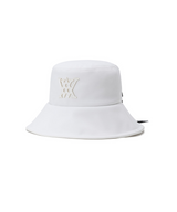 Women's Ribbon Bucket Hat - White