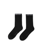 Men's Basic Middle Socks - Black