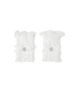 Women's Frill Wrist Cover - White