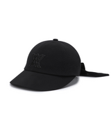 Women's Ribbon Ball Cap - Black