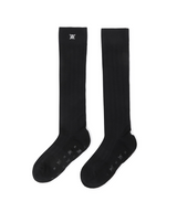 Women's Color Pop Knee Socks - Black