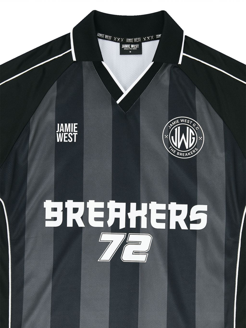 Jamie West Breakers Football Stripe P-Shirts - Black