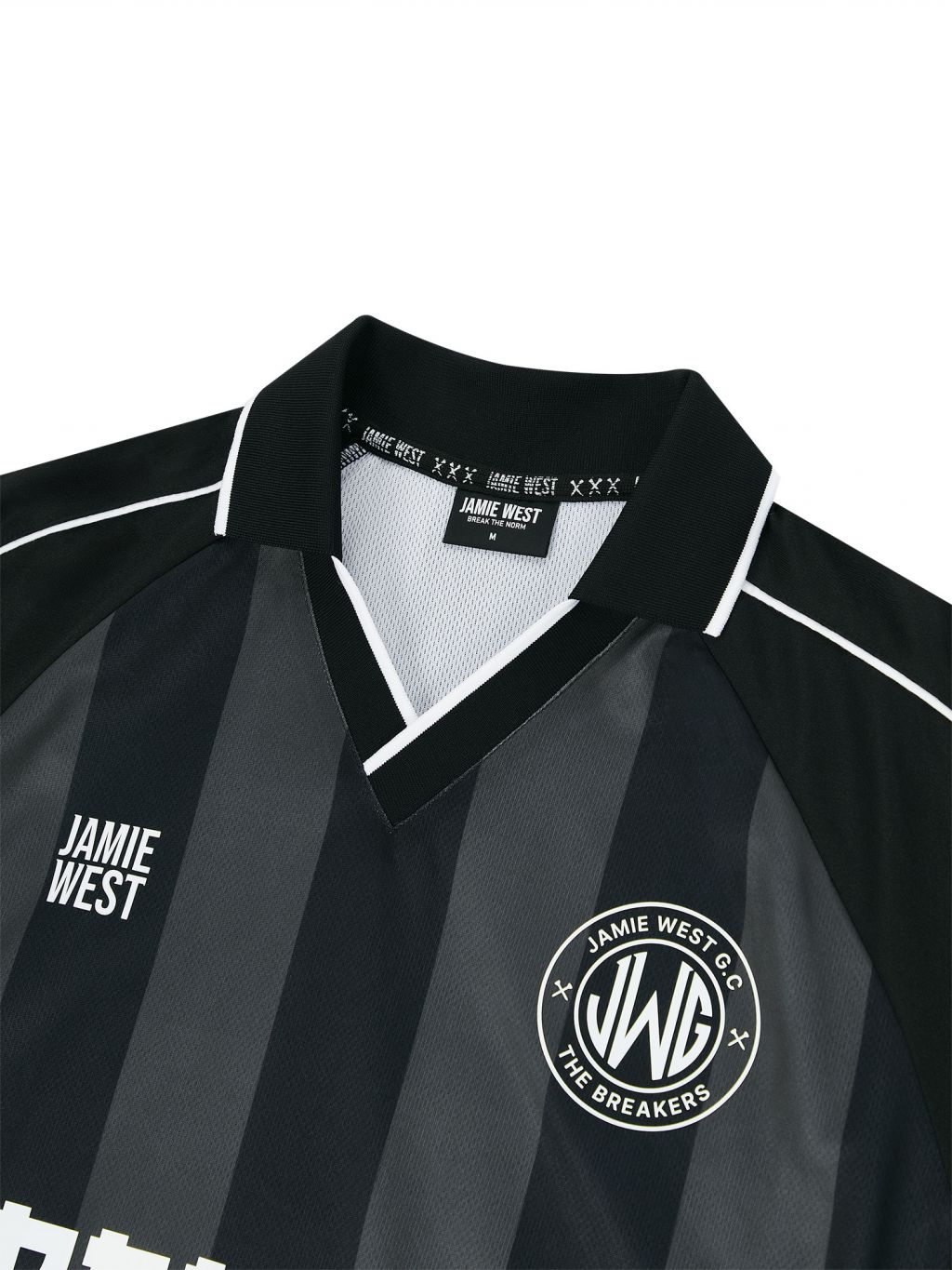 Jamie West Breakers Football Stripe P-Shirts - Black