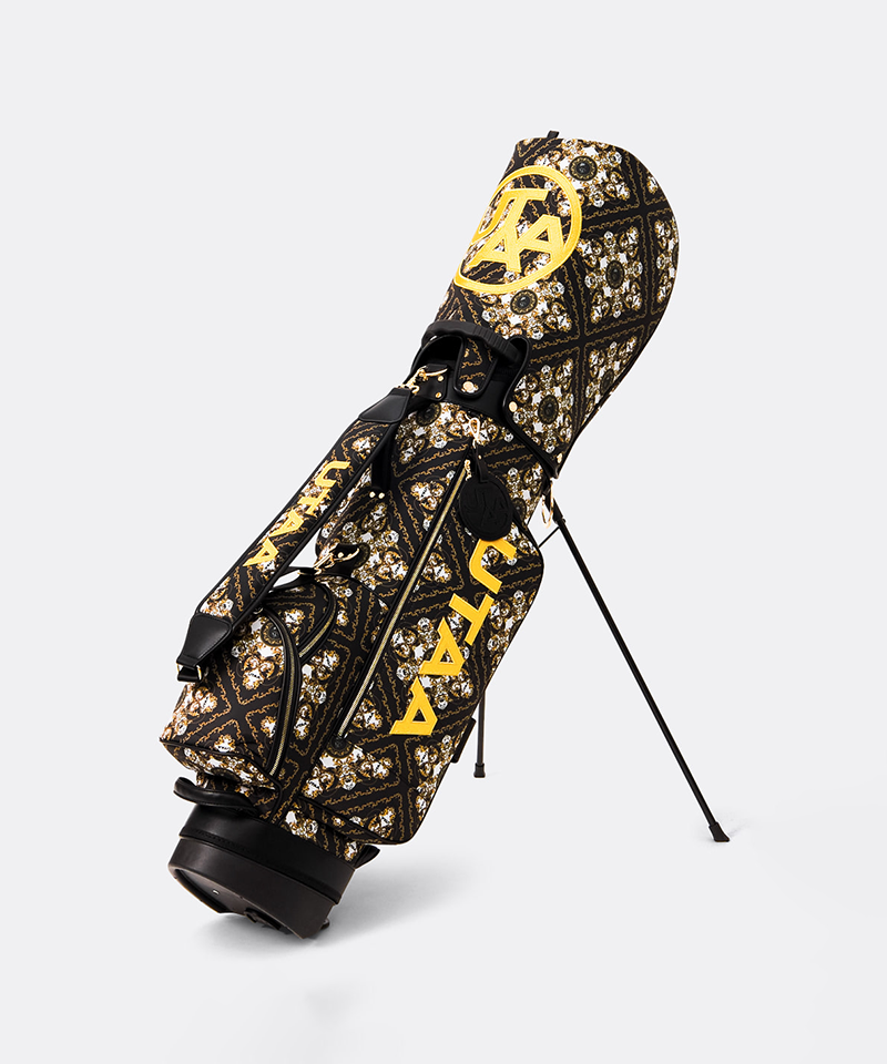 UTAA Midnight Panther Baroque Strand Caddie Bag - Black