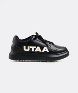 UTAA Women's Gilt Bold Logo Platform Sneakers - Black