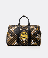 UTAA Midnight Panther Baroque Boston Bag - Black
