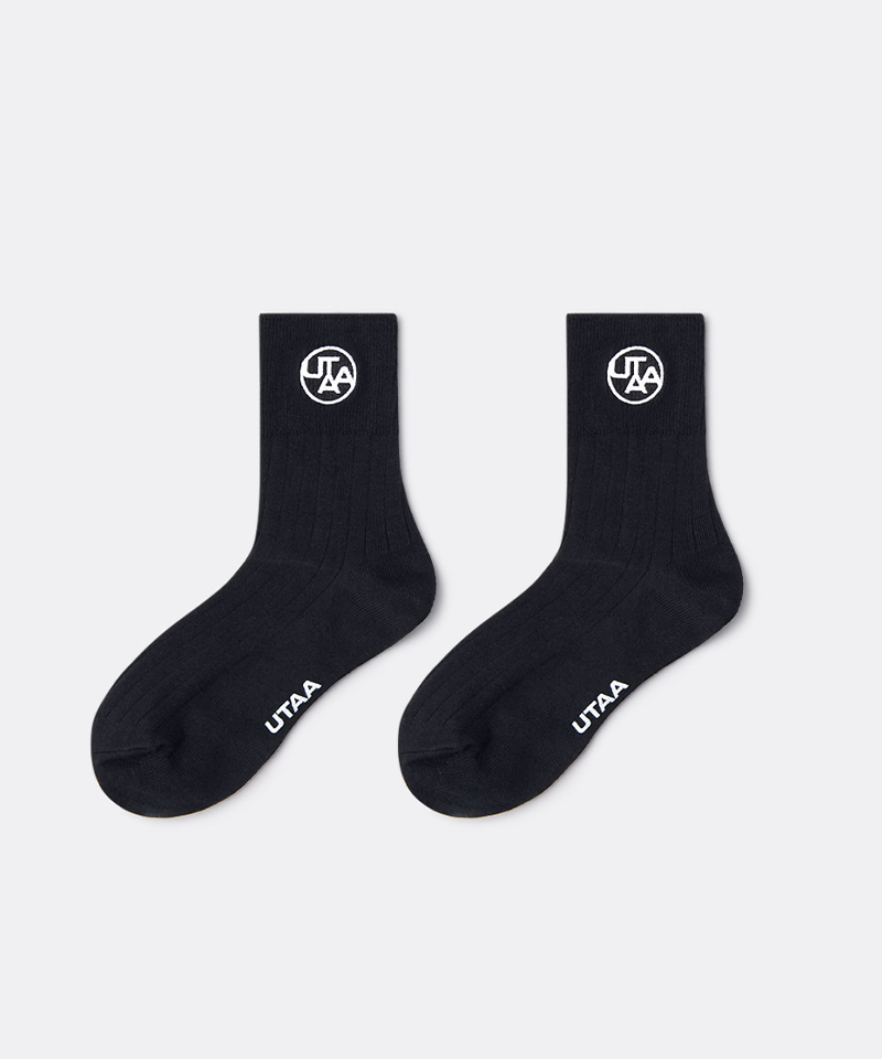 UTAA Women's Champ Symbol Basic Socks - Black
