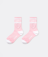 UTAA Women's Ring Panther Line Color Socks - Light Pink