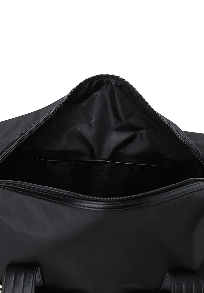 Uni Color Block Boston Bag - Black