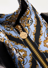 UTAA Midnight Panther Baroque Tote Bag - Sky Blue