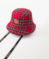 UTAA Women's Scotch Multi Tartan Check Bucket Hat - Pink