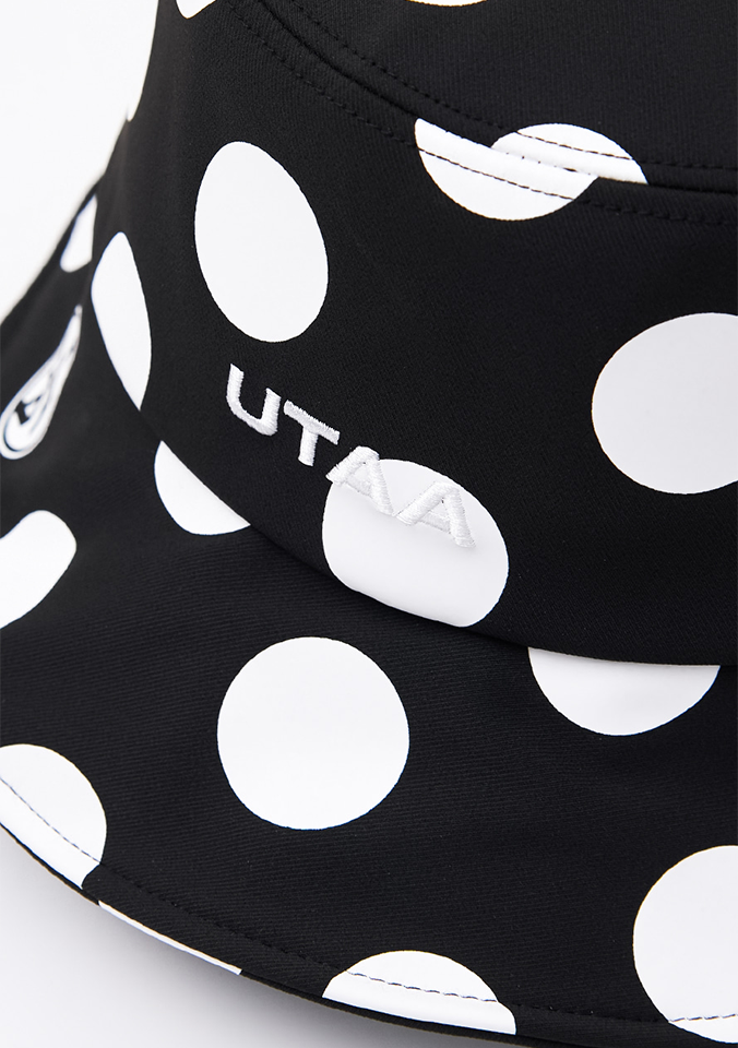 UTAA Women's Orb Fancy Bold Logo Bucket Hat - Black
