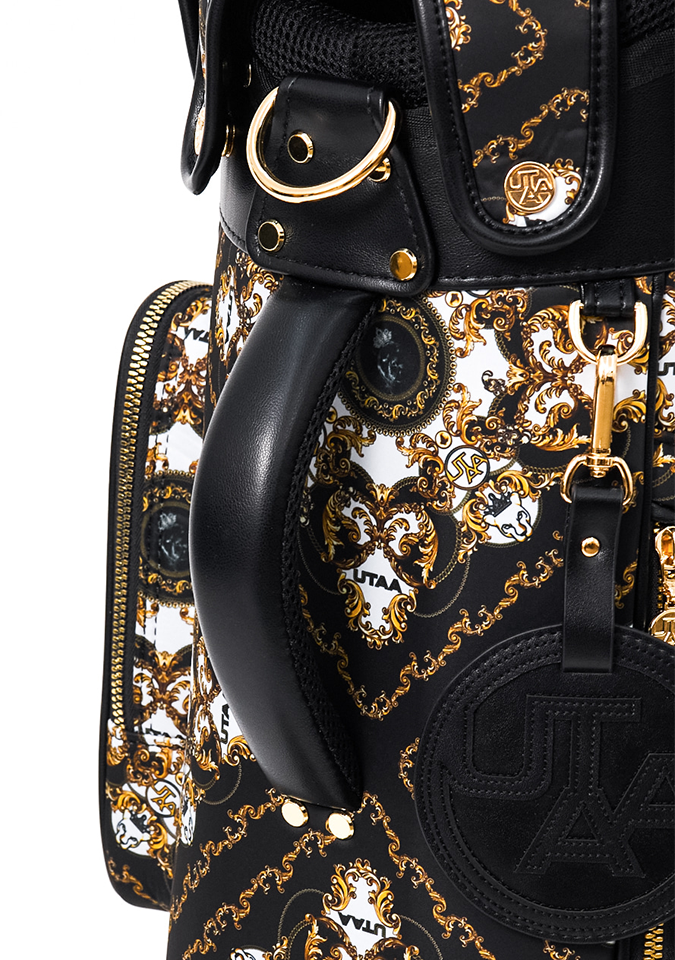 UTAA Midnight Panther Baroque Strand Caddie Bag - Black