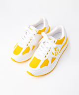 UTAA Women's Mesh Mix Platform Spikeless Golf Shoes - Yellow