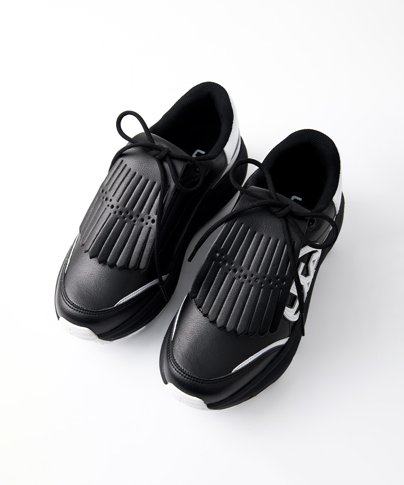 UTAA Women's Stride Emblem Derby Kiltie Sneakers - Black