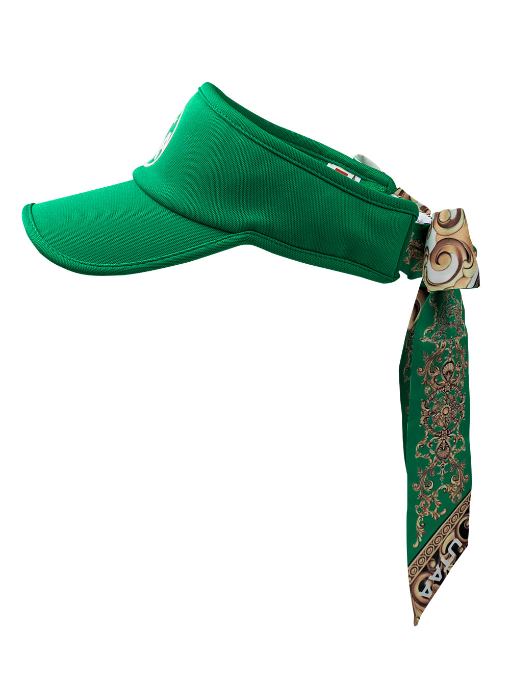 UTAA Women's Olympus Neon Baroque Tie Visor - Green