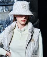Women's Logo Pattern Hat - Beige