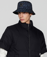 Women's Logo Pattern Hat - Black