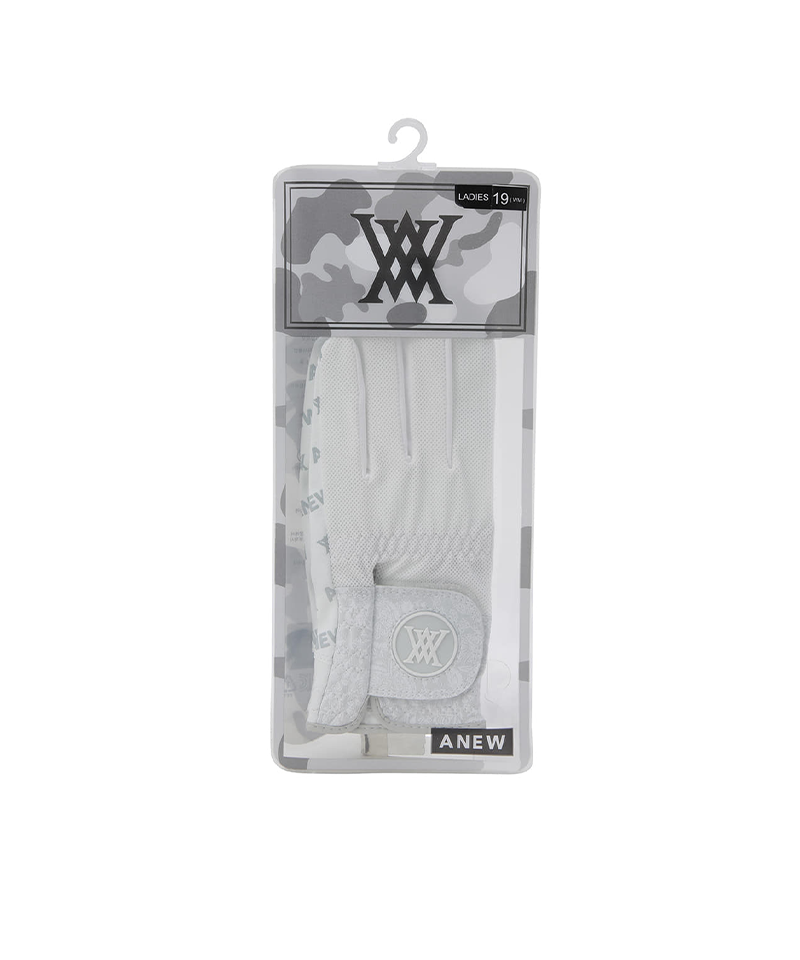 Women's Paisley Mesh Glove (PAIR) - White