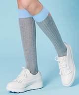Orange Label Two-Tone Knee Socks - 3 Colors
