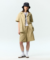Jamie West JWGC Lettering Open Collar Set-up Shirts - Beige