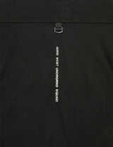 Jamie West Light Fleece Nylon Pocket Pullover - Black