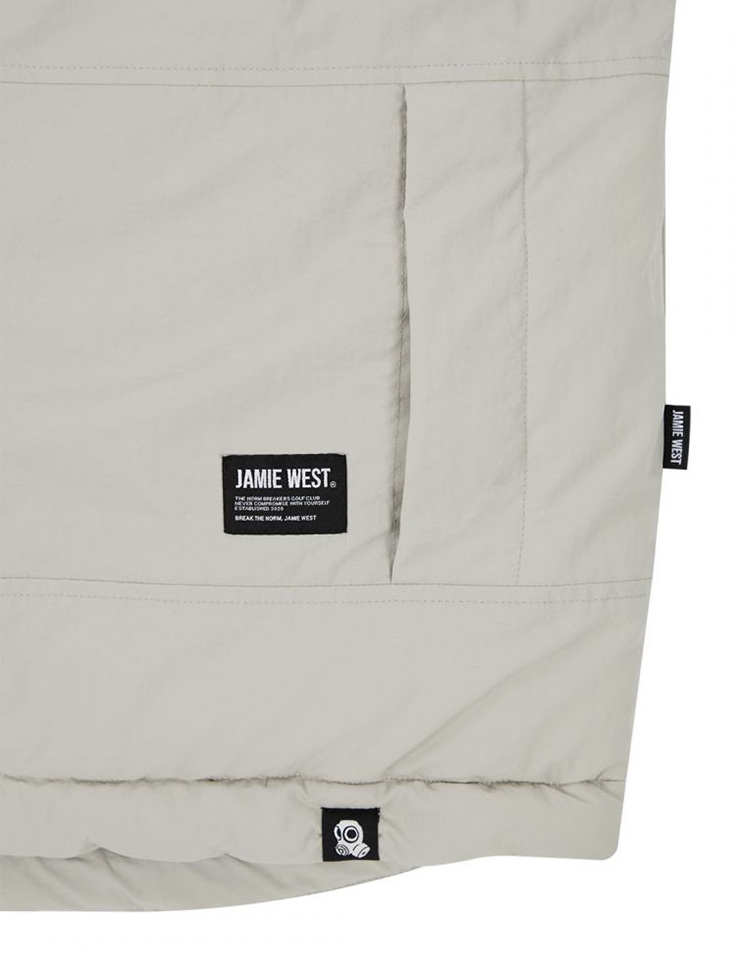 Jamie West Primaloft Hidden Hoodie Heavy Vest - Gray
