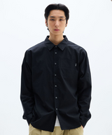 Jamie West Woven Pocket Shirts - Black