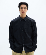 Jamie West Woven Pocket Shirts - Black