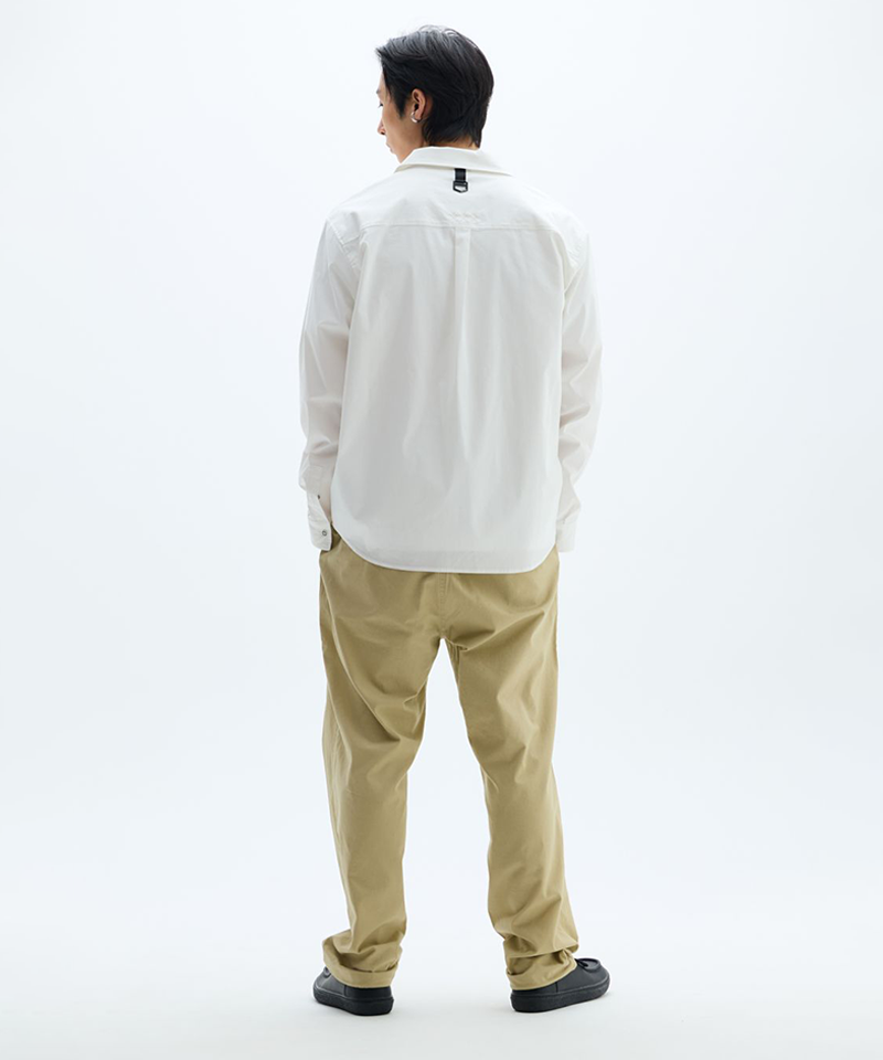 Jamie West Woven Pocket Shirts - White
