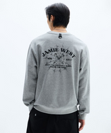Jamie West Oldschool Sweatshirts - Melange Grey