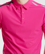 Euro Shoulder Collar T-Shirt - Pink