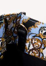 UTAA Midnight Panther Baroque Tote Bag - Sky Blue