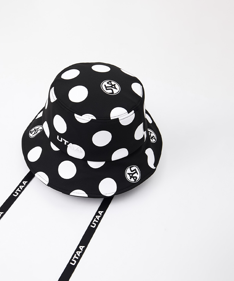 UTAA Women's Orb Fancy Bold Logo Bucket Hat - Black