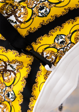 UTAA Women's Midnight Panther Baroque Bucket Hat - Yellow