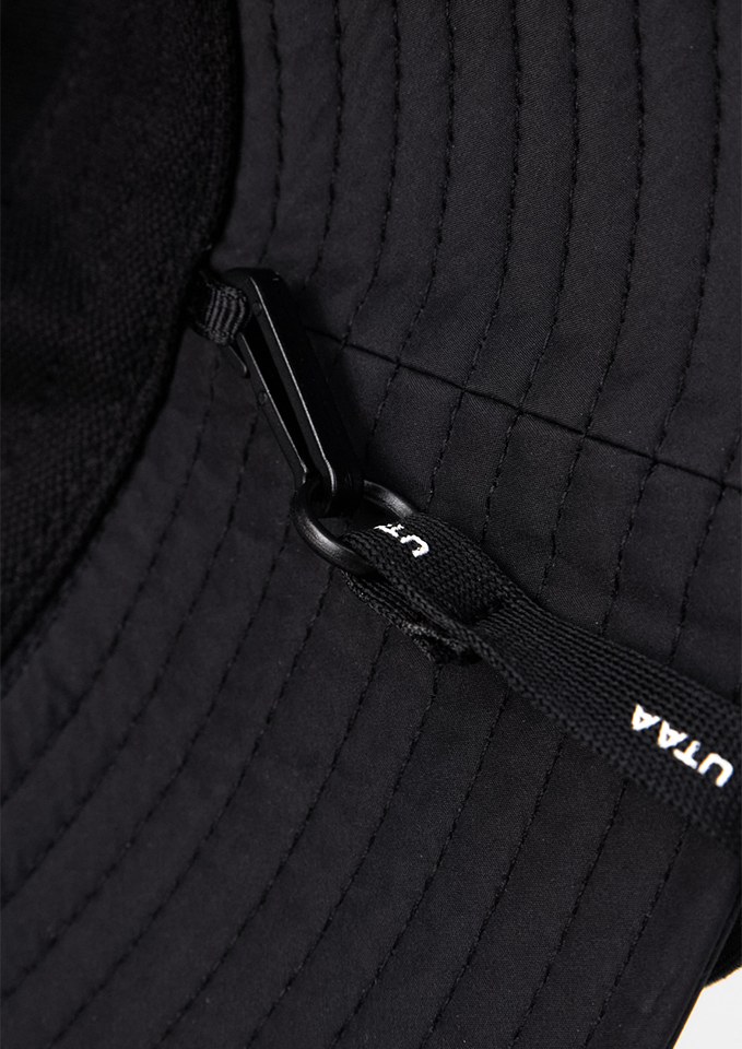 UTAA Atelier Braid Color Bucket Hat - Black