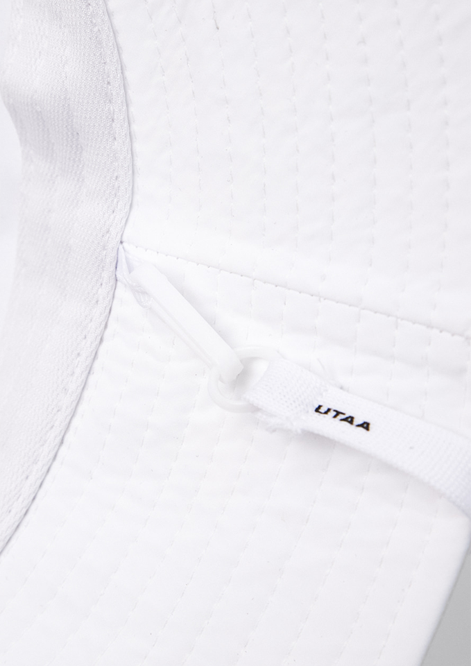 UTAA Atelier Braid Color Bucket Hat - White