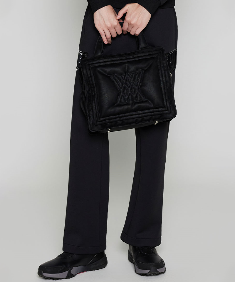 Women's Logo Padded Tote Bag - Black