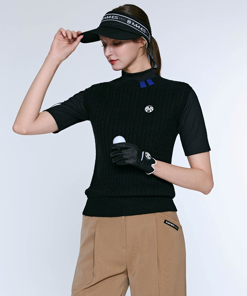 Black Label Wide Brim Sun Cap